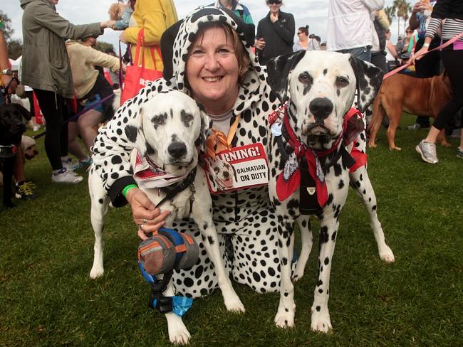 Luxy, Cleo and Jo at RSPCA Million Paws Walk